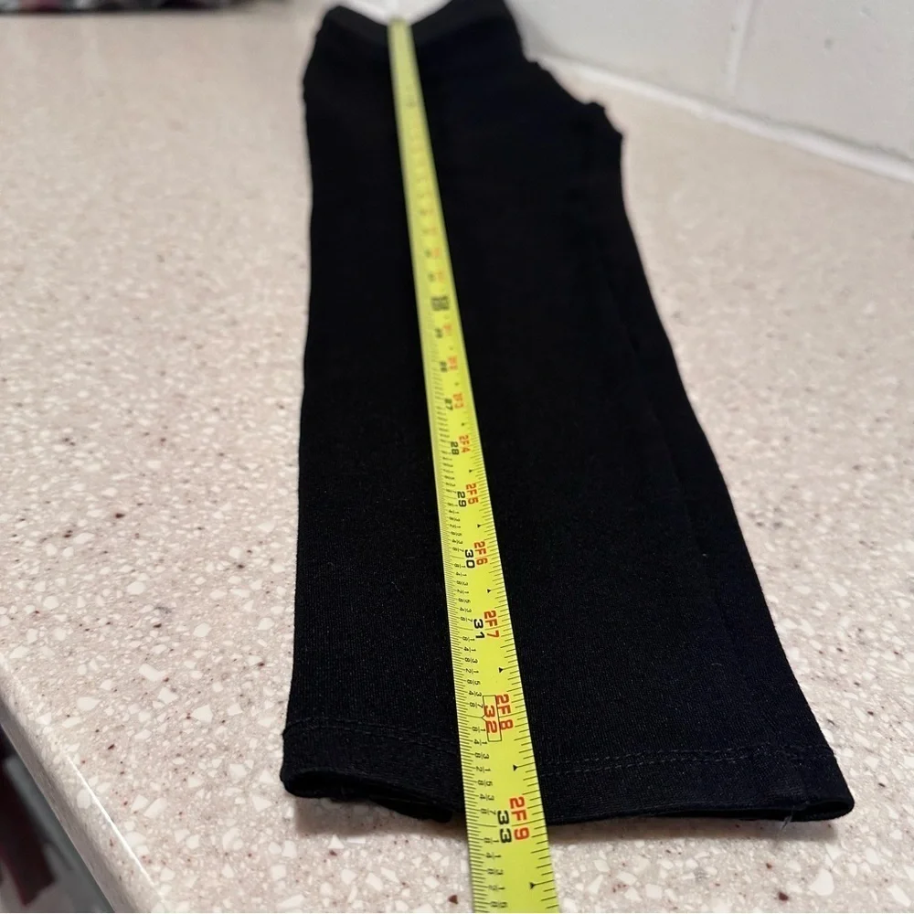 Zara Black Formal Leggings Wide Waistband Medium GUC - Picture 12 of 14